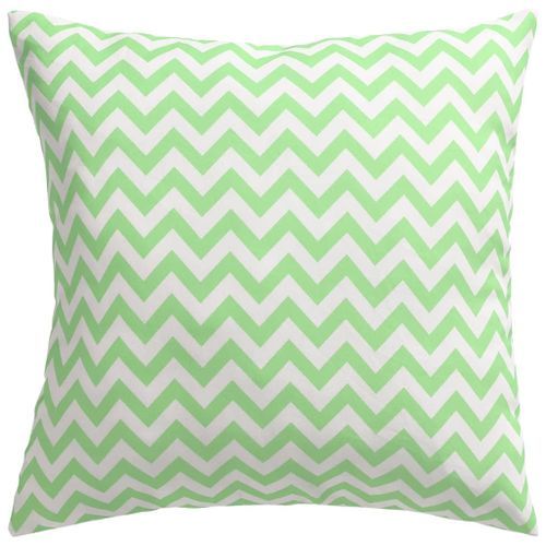 Oreiller d'extérieur 4 pcs Impression Zigzag 45x45cm Vert pomme - Photo n°2; ?>