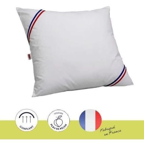 Oreiller - LE CLASSIQUE - Gonflant parfait - 60x60 cm - Polyester et fibre Volupt'air - DODO - Photo n°3; ?>