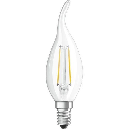 OSRAM Ampoule LED Flamme coup de vent clair fil variable - 4,4W équivalent 40W E14 - Blanc chaud - Photo n°3; ?>