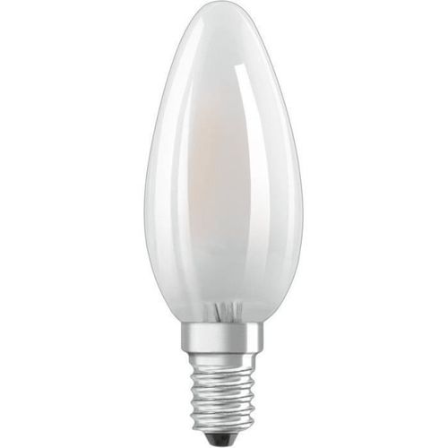 OSRAM Ampoule LED Flamme verre dépoli - 4W équivalent 40W E14 - Lumiere du jour - Photo n°3; ?>