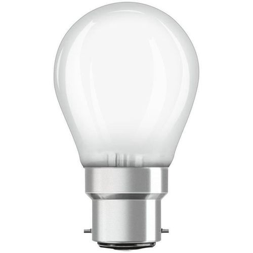 OSRAM Ampoule LED Sphérique verre dépoli - 4W équivalent 40W B22 - Blanc chaud - Photo n°3; ?>