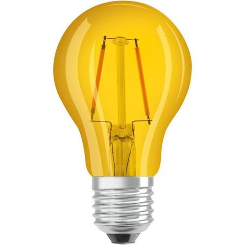 OSRAM Ampoule LED Standard verre jaune déco - 2,5W équivalent 15 E27 - Blanc chaud - Photo n°3; ?>