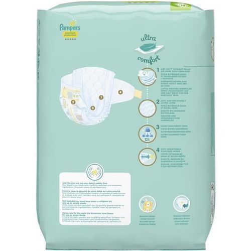 PAMPERS 18 Couches Premium Protection Taille 6 - Photo n°2; ?>