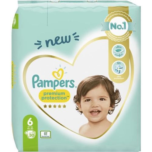 PAMPERS 30 Couches Premium Protection Taille 6 - Photo n°2; ?>