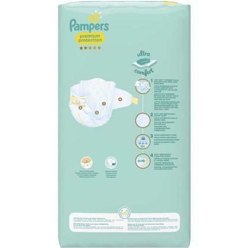 PAMPERS 52 Couches Premium Protection Taille 2 - Photo n°3; ?>