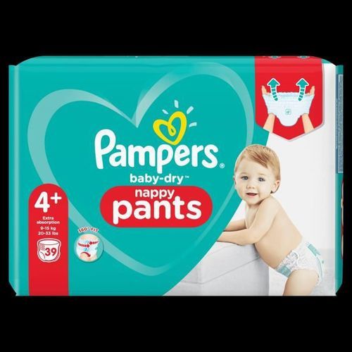 Pampers Baby-Dry Pants Couches-Culottes Taille 4+, 39 Culottes - Photo n°2; ?>