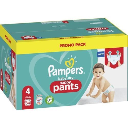 Pampers Baby-Dry Pants Couches-Culottes Taille 4, 96 Culottes - Photo n°2; ?>