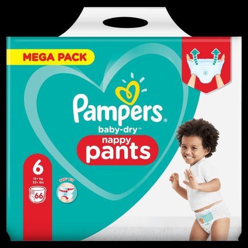 Pampers Baby-Dry Pants Couches-Culottes Taille 6, 66 Culottes - Photo n°2; ?>