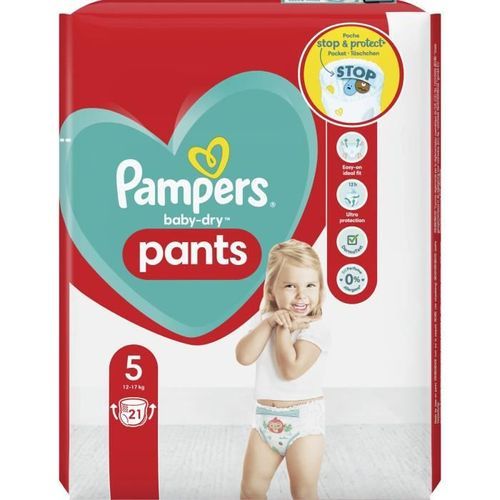 PAMPERS Baby-Dry Pants Taille 5 - 21 Couches-culottes - Photo n°2; ?>