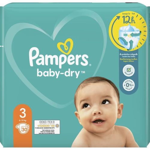PAMPERS Baby-Dry Taille 3 - 30 Couches - Photo n°2; ?>