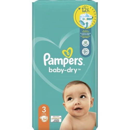 PAMPERS Baby-Dry Taille 3 - 54 Couches - Photo n°2; ?>
