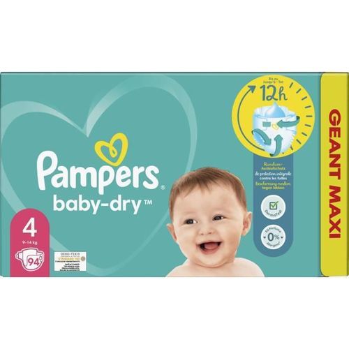 PAMPERS Baby-Dry Taille 4 - 94 Couches - Photo n°2; ?>