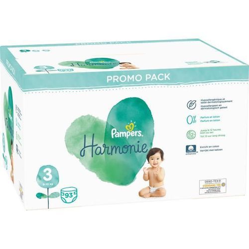 Pampers Harmonie Taille 3, 93 Couches - Photo n°2; ?>