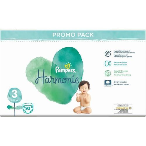 Pampers Harmonie Taille 3, 93 Couches - Photo n°3; ?>