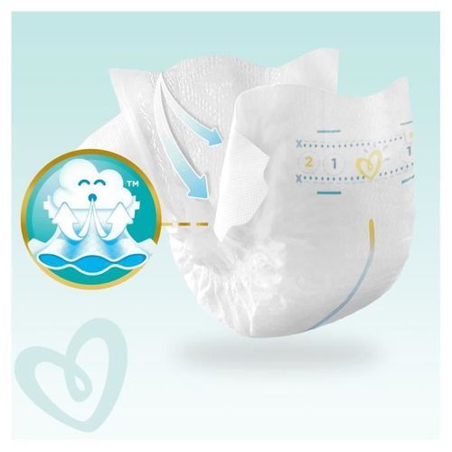 PAMPERS Premium Protection New Baby Taille 2 - 4 a 8kg - 240 couches - Format pack 1 mois - Photo n°3; ?>