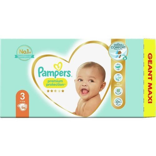 PAMPERS Premium Protection Taille 3 - 96 couches - Photo n°2; ?>