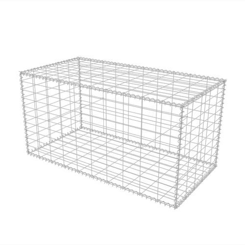 Panier de gabion Acier galvanisé 100x50x50 cm - Photo n°2; ?>