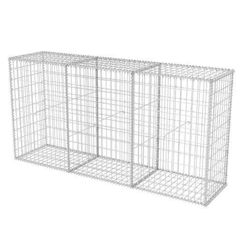 Panier de gabion Acier galvanisé 200x50x100 cm - Photo n°2; ?>