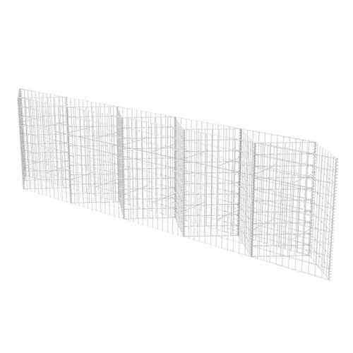 Panier de gabion Acier galvanisé 300x30x100 cm - Photo n°2; ?>