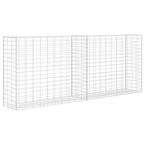 Panier de gabion Acier inoxydable 85 x 30 x 200 cm - Photo n°2; ?>