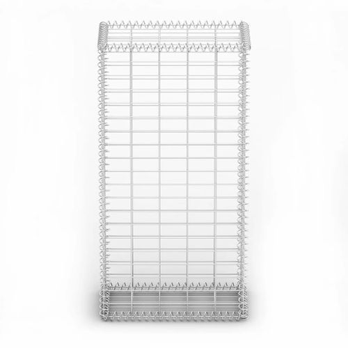 Panier de gabion avec couvercle Fil galvanisé 100 x 50 x 30 cm - Photo n°3; ?>