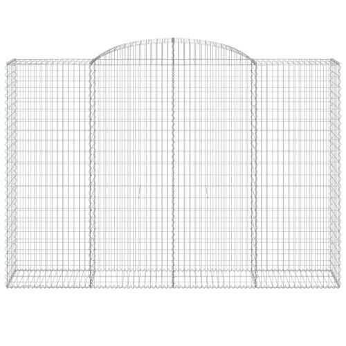 Panier de gabions arqué 300x50x200/220 cm Fer galvanisé - Photo n°3; ?>