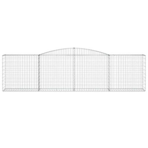 Panier de gabions arqué 400x50x100/120 cm Fer galvanisé - Photo n°3; ?>