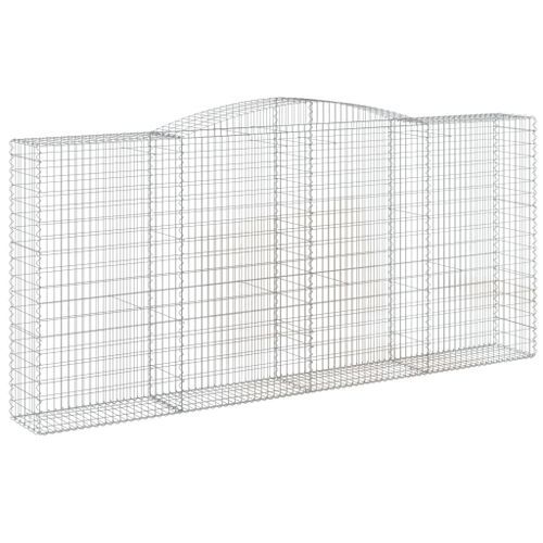 Panier de gabions arqué 400x50x180/200 cm Fer galvanisé - Photo n°2; ?>