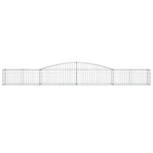 Panier de gabions arqué 400x50x40/60 cm Fer galvanisé - Photo n°3; ?>