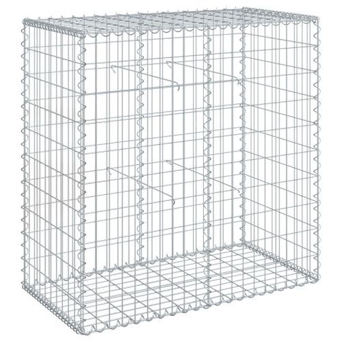 Panier gabion avec couvercle 100x50x100 cm fer galvanisé - Photo n°2; ?>