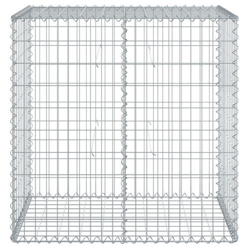 Panier gabion avec couvercle 100x50x100 cm fer galvanisé - Photo n°3; ?>