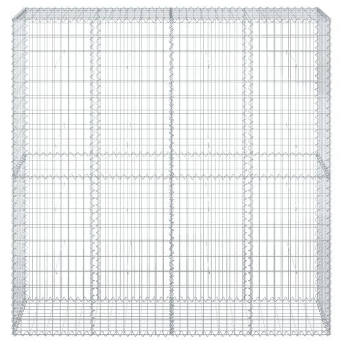 Panier gabion avec couvercle 200x50x200 cm fer galvanisé - Photo n°3; ?>