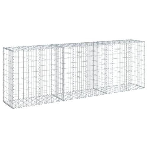 Panier gabion avec couvercle 300x50x100 cm fer galvanisé - Photo n°2; ?>