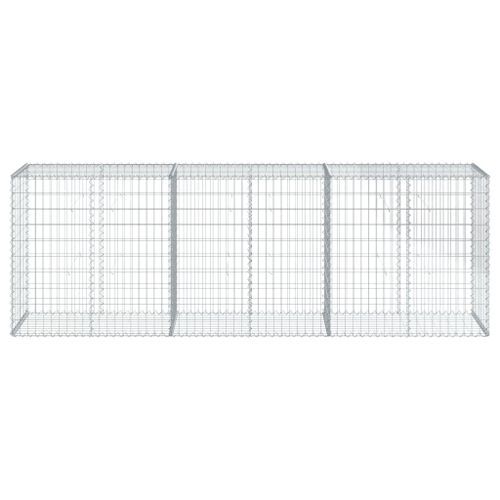 Panier gabion avec couvercle 300x50x100 cm fer galvanisé - Photo n°3; ?>