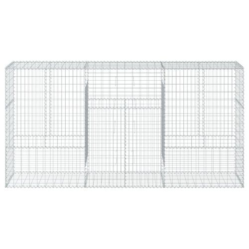 Panier gabion avec couvercle 300x50x150 cm fer galvanisé - Photo n°3; ?>