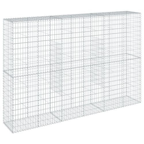 Panier gabion avec couvercle 300x50x200 cm fer galvanisé - Photo n°2; ?>