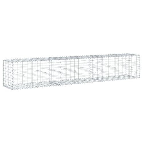 Panier gabion avec couvercle 300x50x50 cm fer galvanisé - Photo n°2; ?>