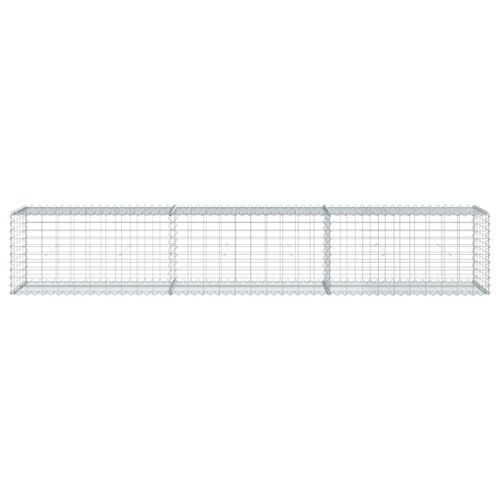 Panier gabion avec couvercle 300x50x50 cm fer galvanisé - Photo n°3; ?>