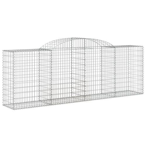 Paniers à gabions arqués 10 pcs 300x50x100/120 cm fer galvanisé - Photo n°3; ?>