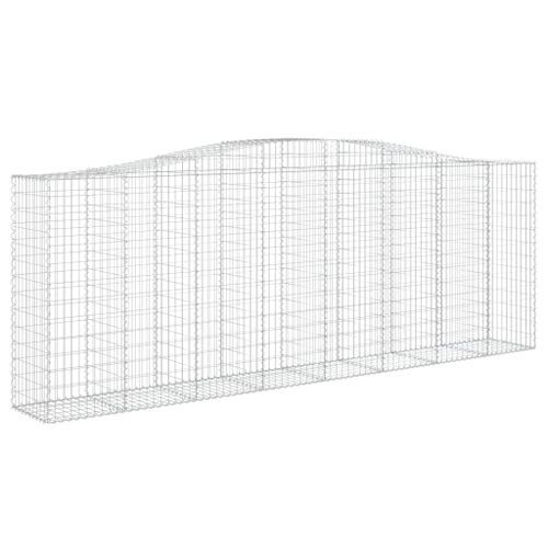 Paniers à gabions arqués 10 pcs 400x50x140/160 cm Fer galvanisé - Photo n°3; ?>