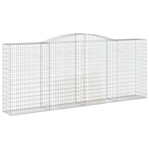 Paniers à gabions arqués 10 pcs 400x50x160/180 cm fer galvanisé - Photo n°3; ?>