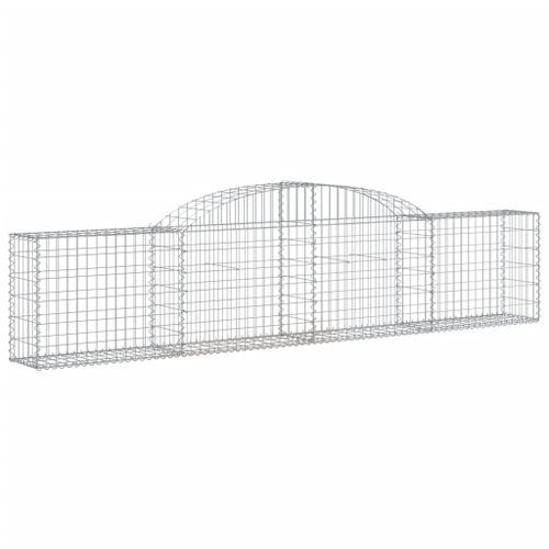 Paniers à gabions arqués 13 pcs 300x30x60/80 cm Fer galvanisé - Photo n°3; ?>