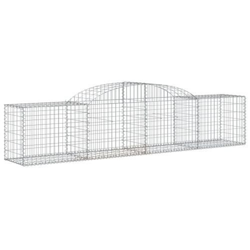 Paniers à gabions arqués 15 pcs 300x50x60/80 cm fer galvanisé - Photo n°3; ?>