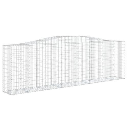 Paniers à gabions arqués 15 pcs 400x50x120/140 cm Fer galvanisé - Photo n°3; ?>