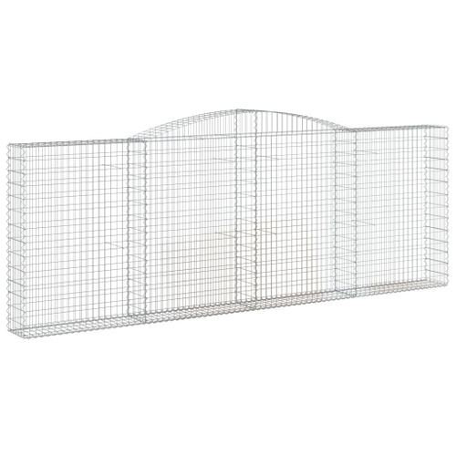 Paniers à gabions arqués 20 pcs 400x30x140/160 cm Fer galvanisé - Photo n°3; ?>