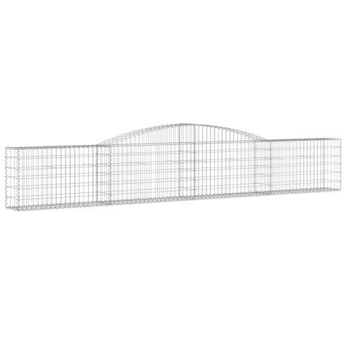 Paniers à gabions arqués 20 pcs 400x30x60/80 cm Fer galvanisé - Photo n°3; ?>