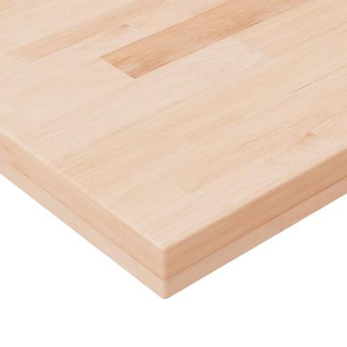 Panneau d'étagère 80x20x4 cm Bois de chêne massif non traité - Photo n°3; ?>