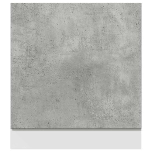 Panneau de lave-vaisselle gris béton 60x1,5x67 cm - Photo n°3; ?>