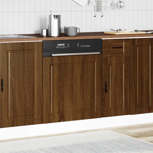 Panneau de lave-vaisselle Porto chêne marron 60x1,5x67 cm - Photo n°3; ?>