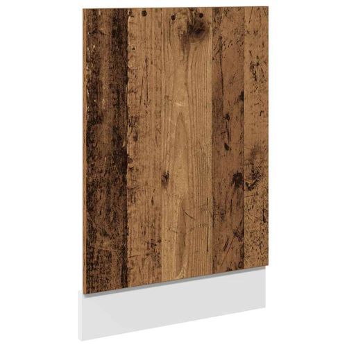 Panneau de lave-vaisselle vieux bois 45x3x67 cm bois ingénierie - Photo n°2; ?>